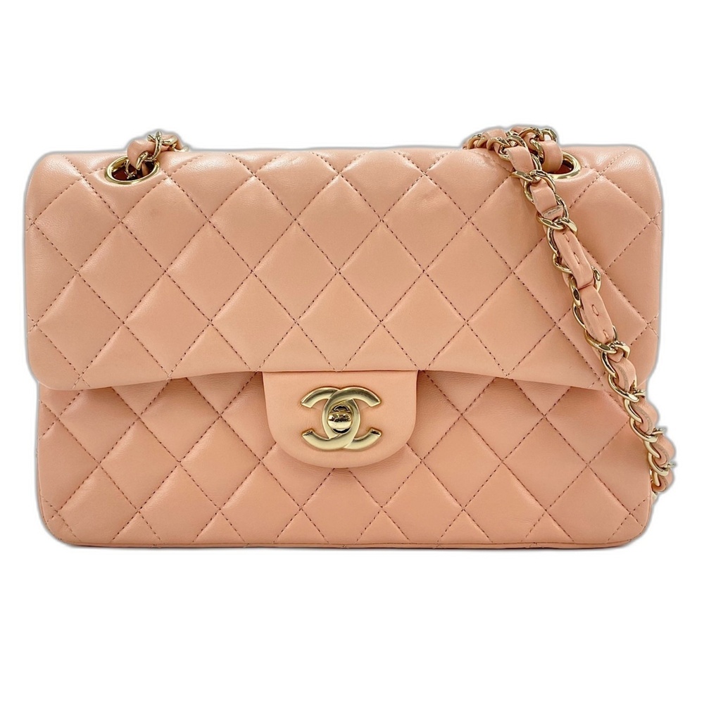 Chanel Matelassé 23 Shoulder Bag, Lambskin, Pink